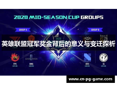 英雄联盟冠军奖金背后的意义与变迁探析